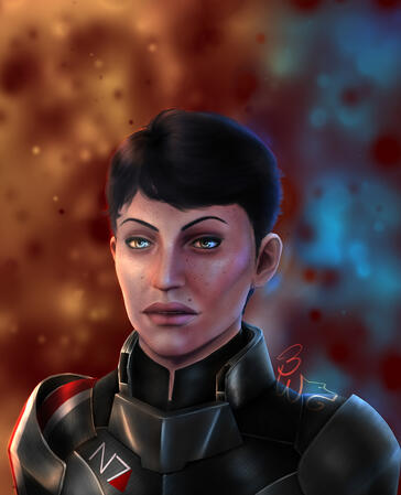 Commander Ezi Shepard (friend's OC from Mass Effect)